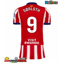 Camisa de Futebol Atletico Madrid Alexander Sorloth #9 Equipamento Principal Mulheres 2026-27 Manga Curta